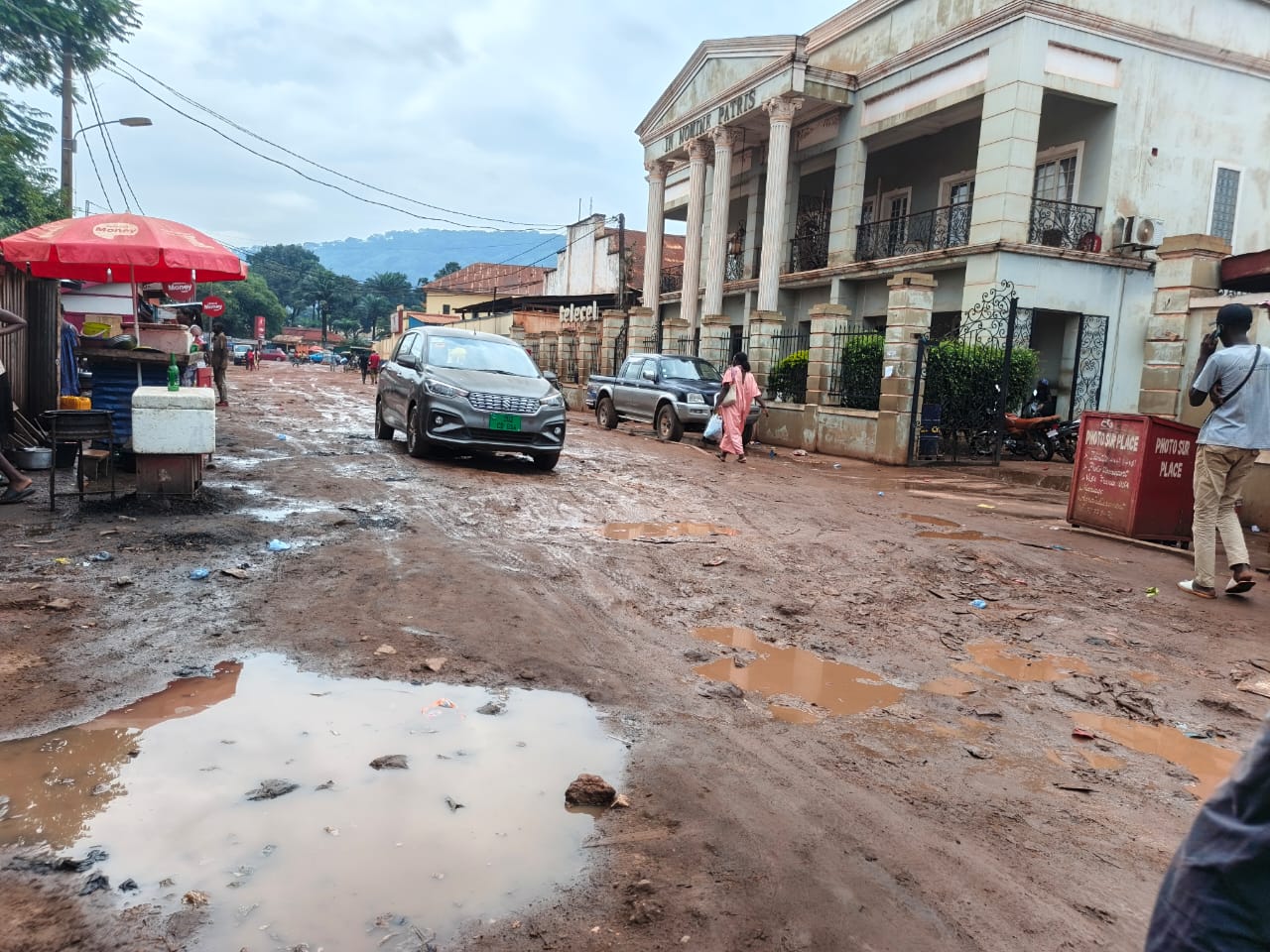 Désespoir à Bangui : une rue essentielle à l'agonie