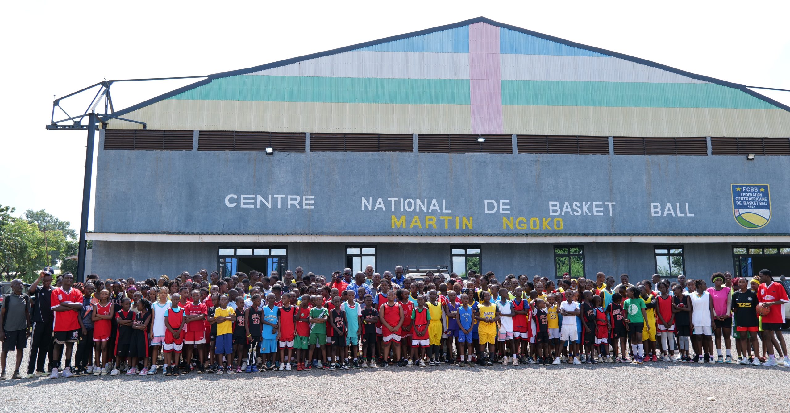 Protestation des acteurs du basket-ball à Bangui contre la gestion du Centre Martin Ngoko