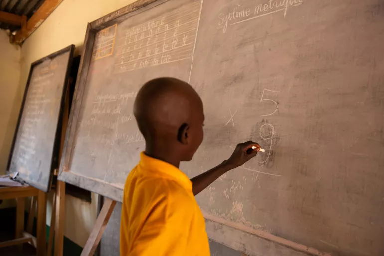 Bangui : Des élèves sourds-muets composent pour la première fois le concours d'entrée en 6ème